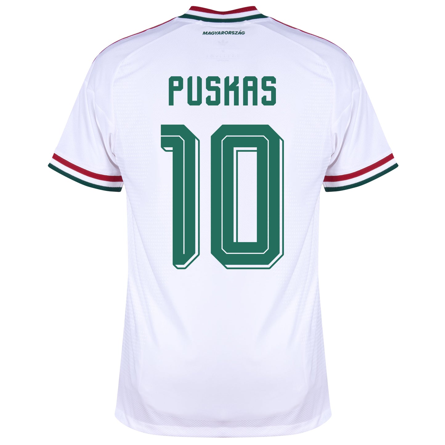 adidas Hungary Authentic Away Puskas 10 Shirt 2026-2027 (Official Printing)