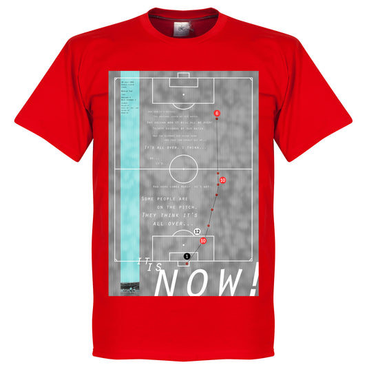 Pennarello Geoff Hurst 1966 Classic Goal T-shirt - Red