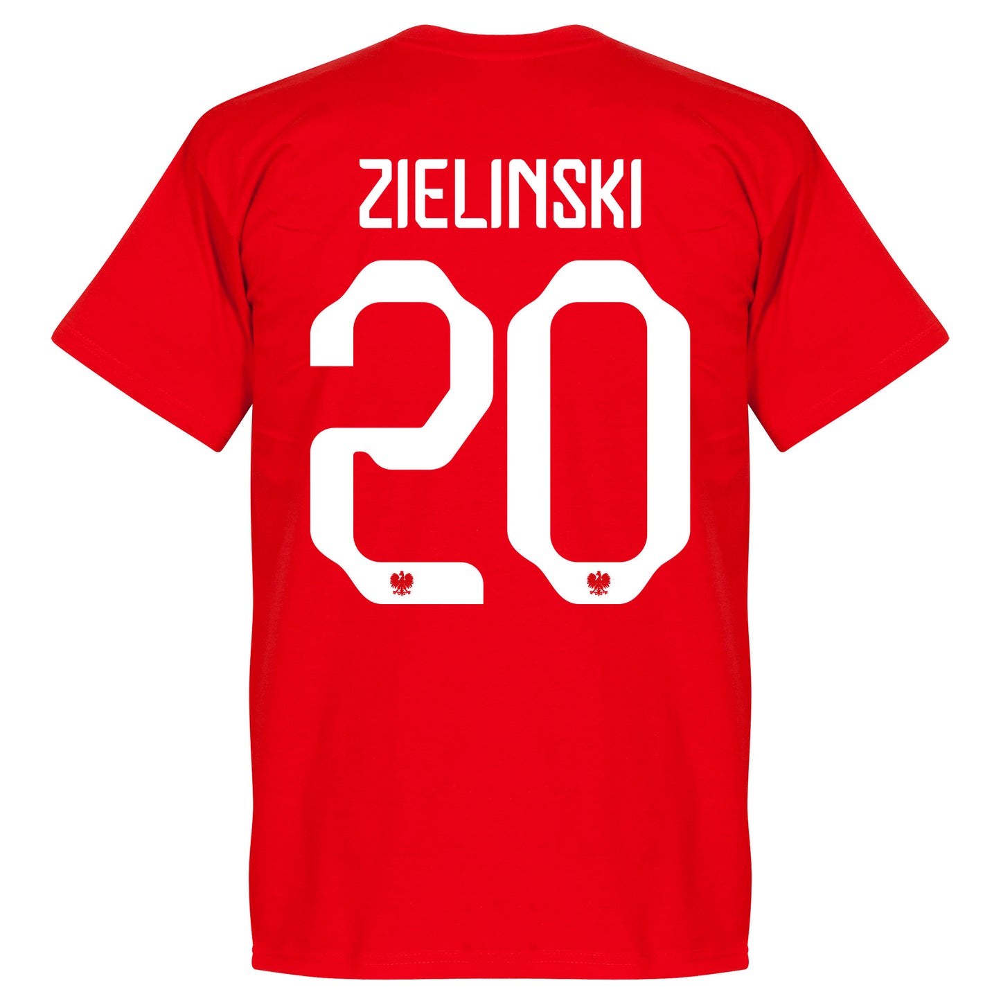 Poland Team Zielinski 20 T-shirt - Red
