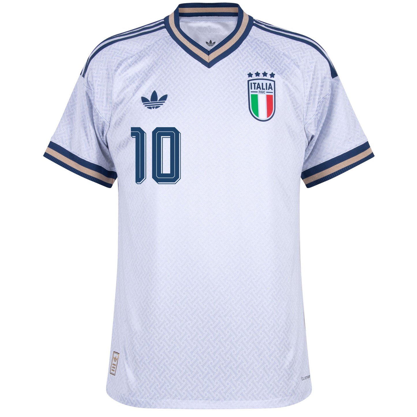 adidas Italy Authentic Away R. Baggio 10 Shirt 2026-2027 (Official Printing)