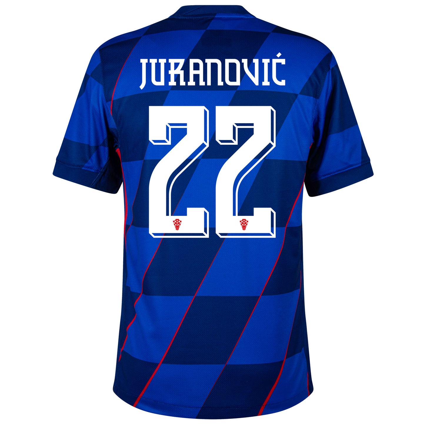 Nike Croatia Away Juranović 22 Shirt 2024-2025 (Official Printing)