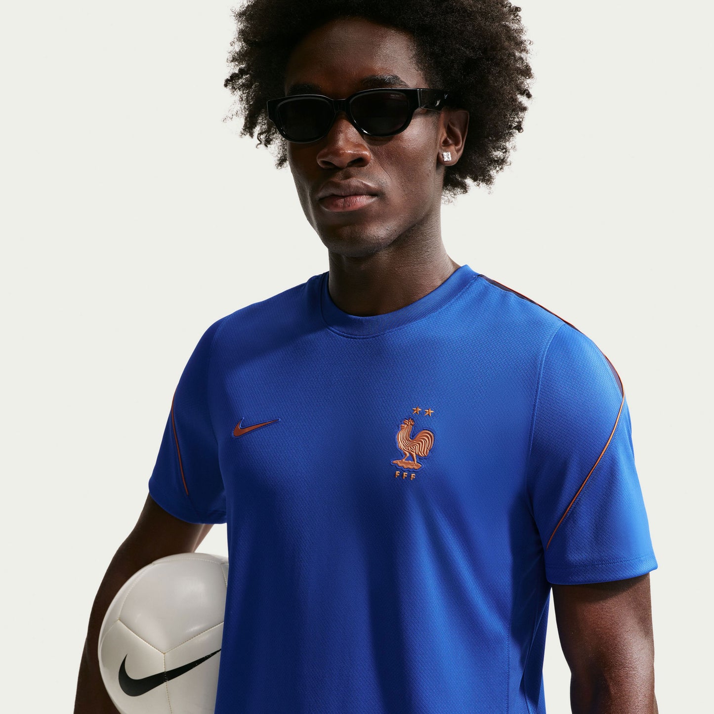Nike France Dri-Fit Strike S/S Top - Royal - 2026