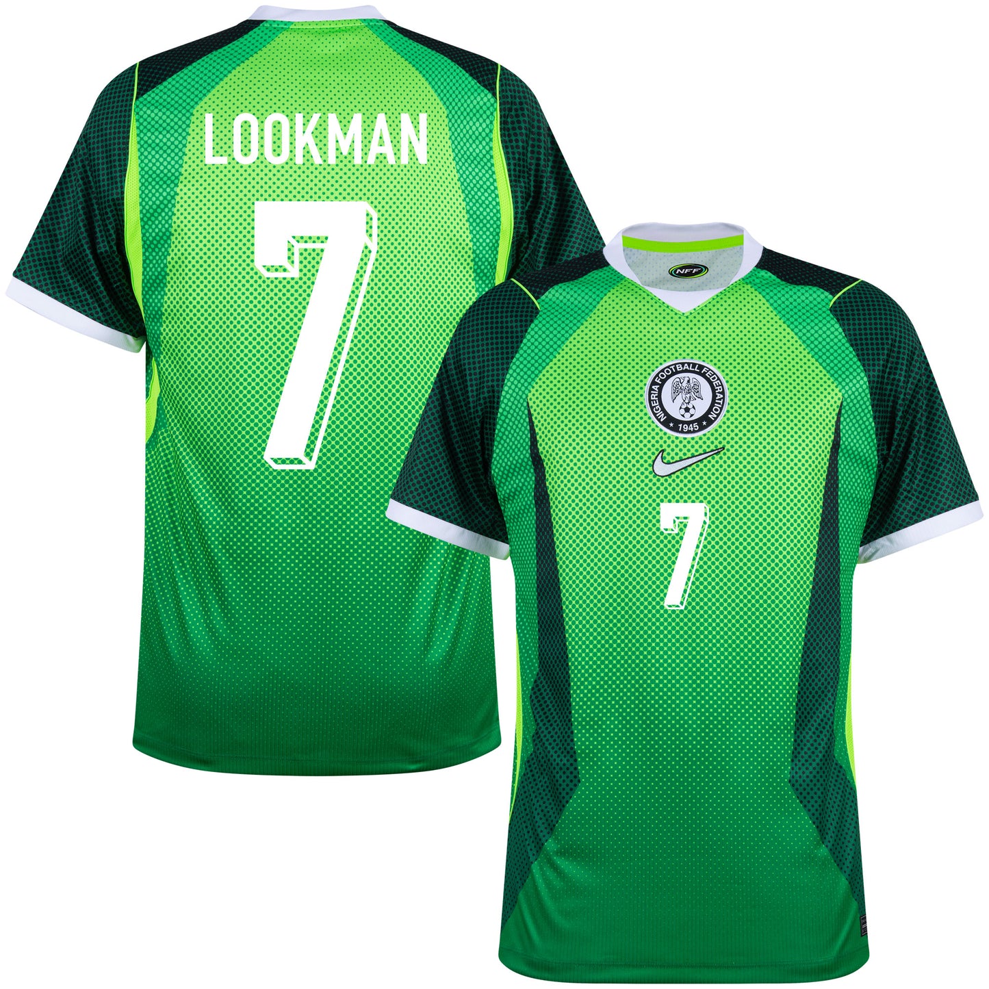 Nike Nigeria Home Lookman 7 Shirt 2026-2027 (Fan Style Printing)