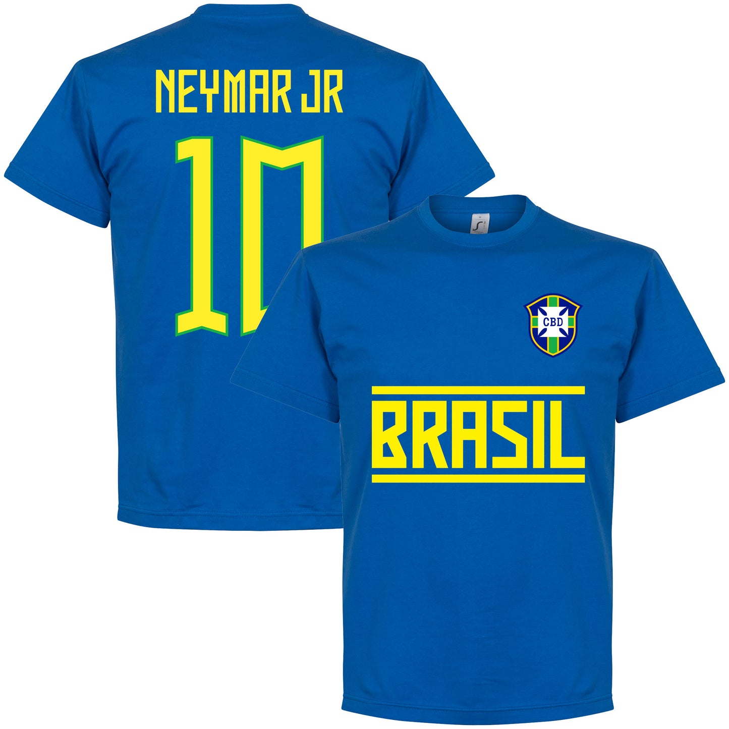 Brazil Team Neymar Jr 10 T-shirt - Royal