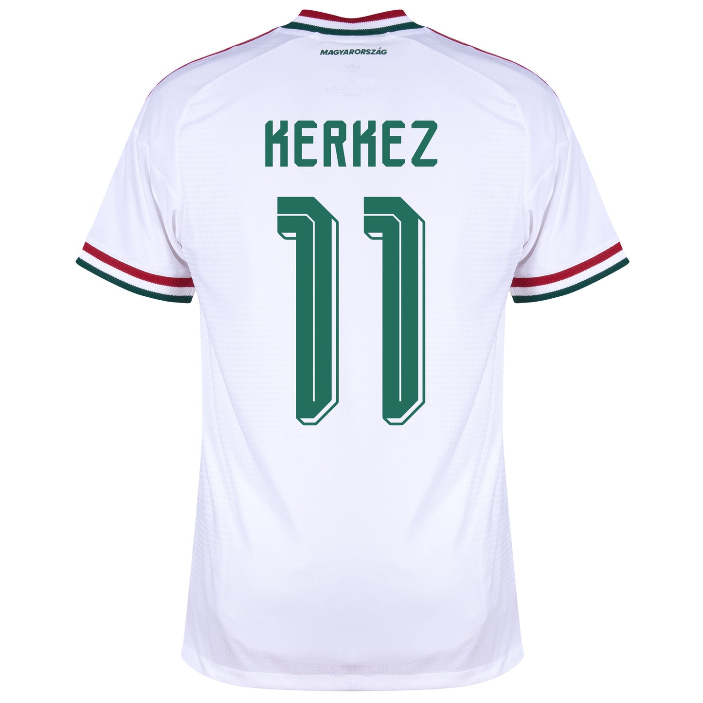 adidas Hungary Authentic Away Kerkez 11 Shirt 2026-2027 (Official Printing)