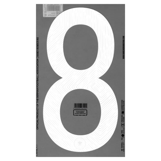 20-21 Germany Away Back Numbers (260mm)