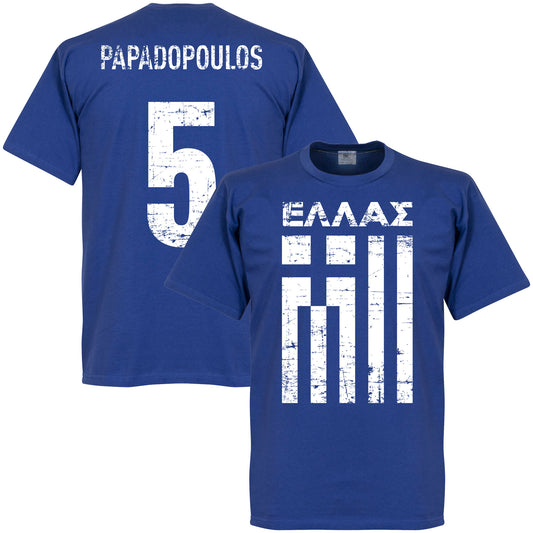 Greece Papadopoulos T-shirt - Royal