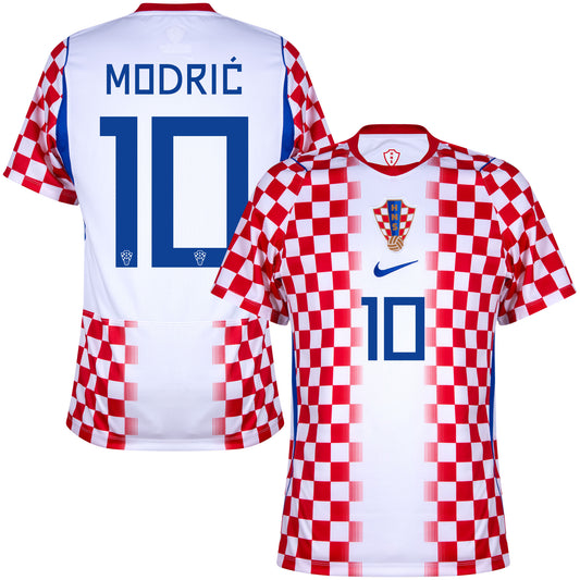 Nike Croatia Home Modrić 10 Shirt 2026 (Official Printing)