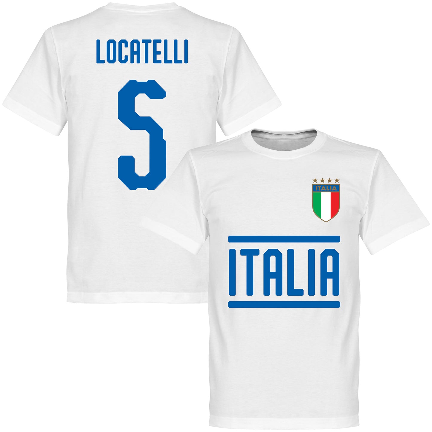 Italy Locatelli 5 Team T-shirt - White