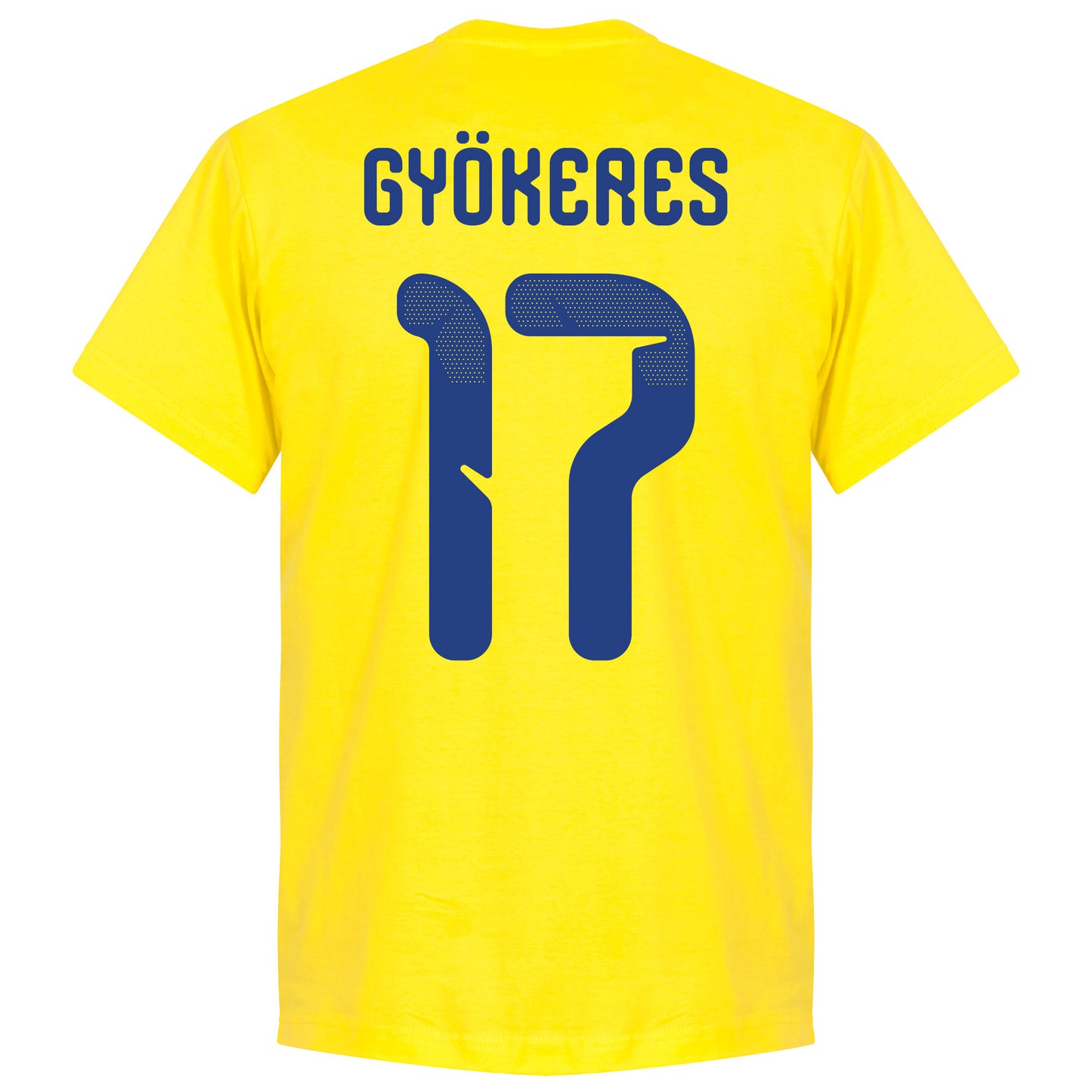 Sweden Team Gyökeres 17 T-shirt - Yellow