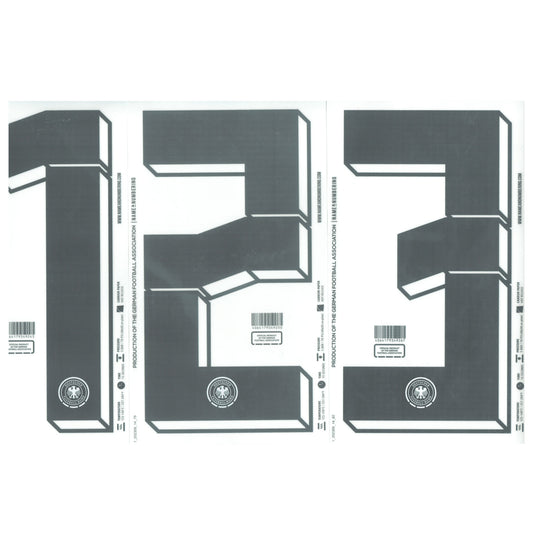 24-25 Germany Home Back Numbers (260mm)
