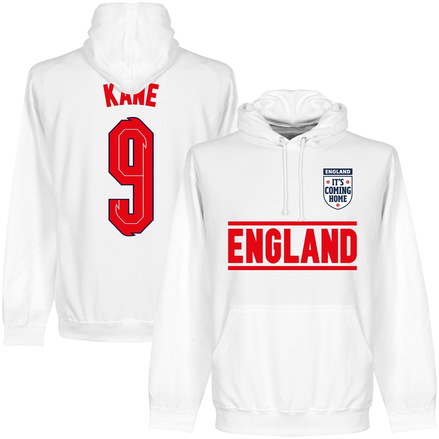 England Kane 9 Team KIDS Hoodie - White