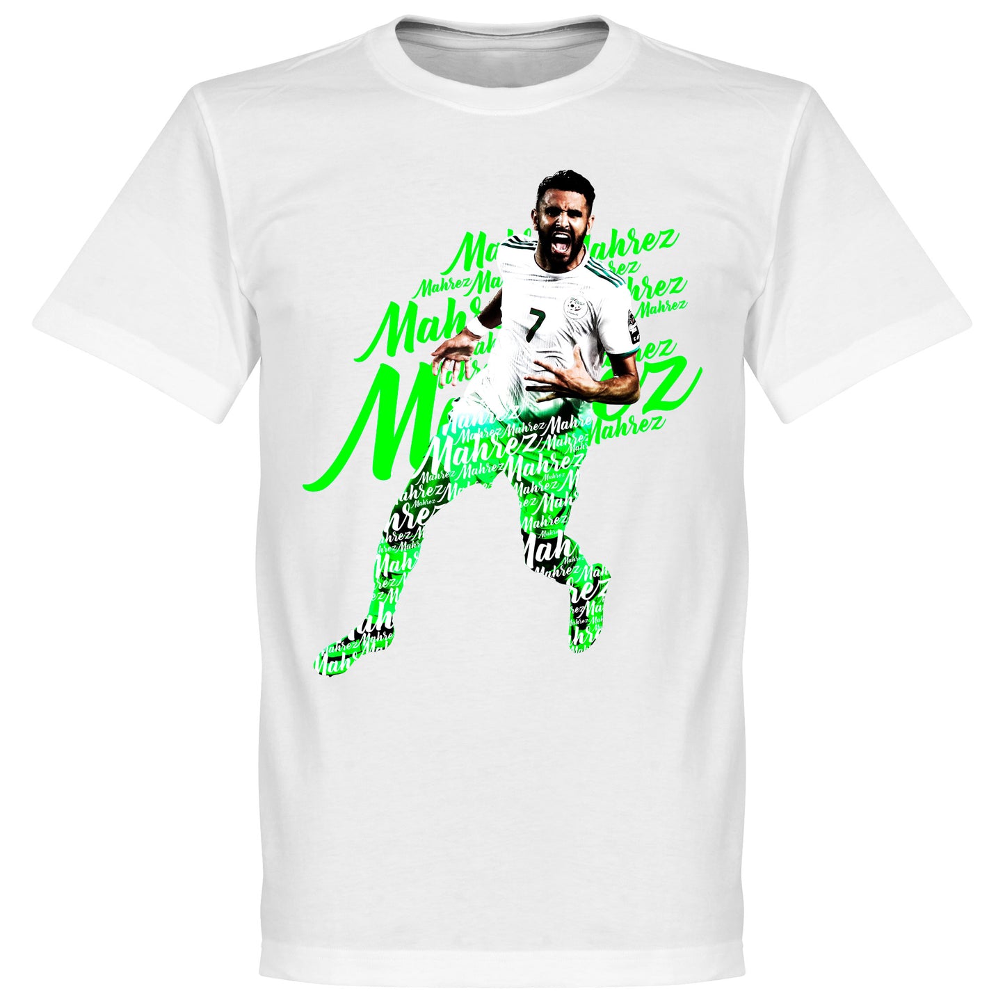 Mahrez Script T-Shirt - White