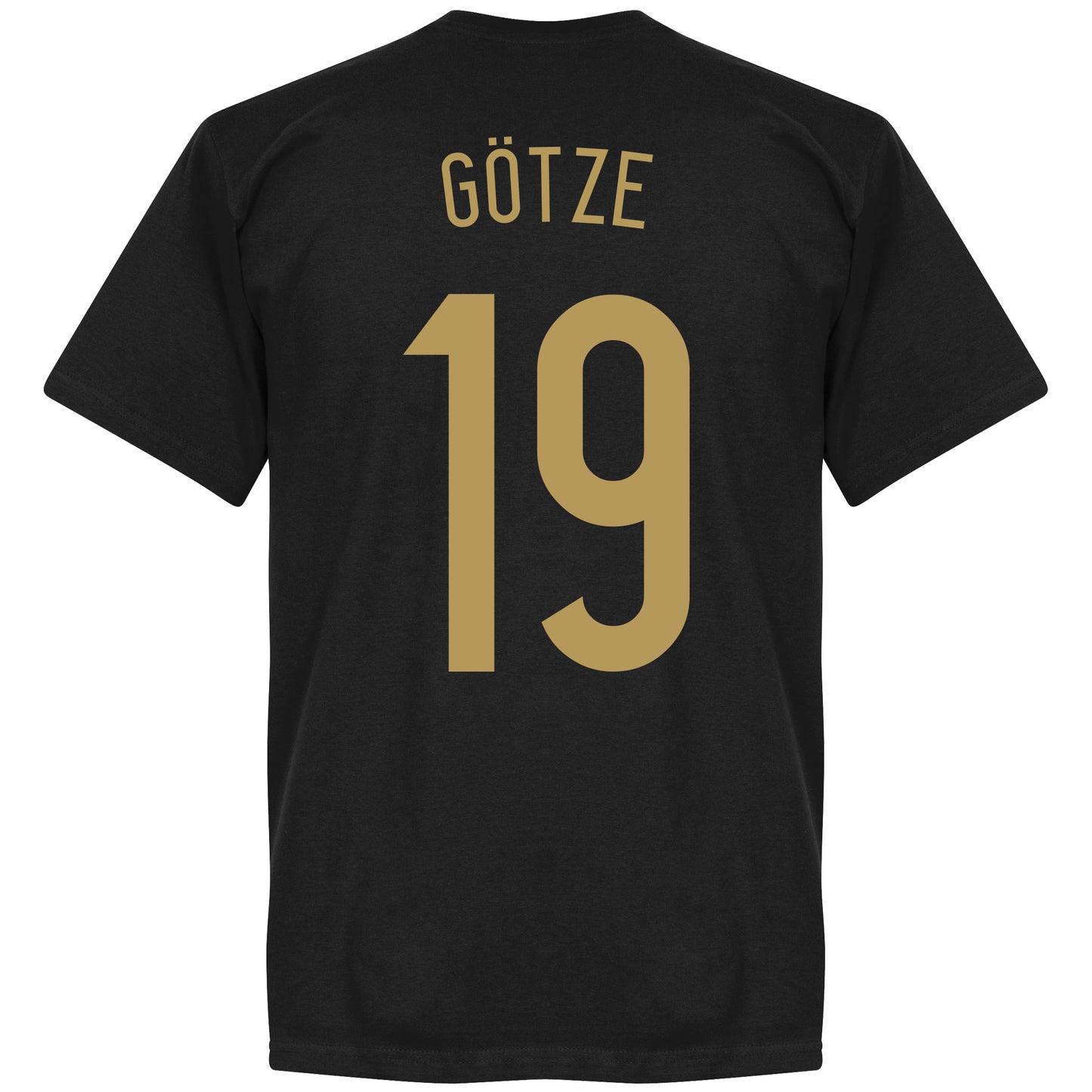 Deutschland Weltmeister Götze T-Shirt - Black