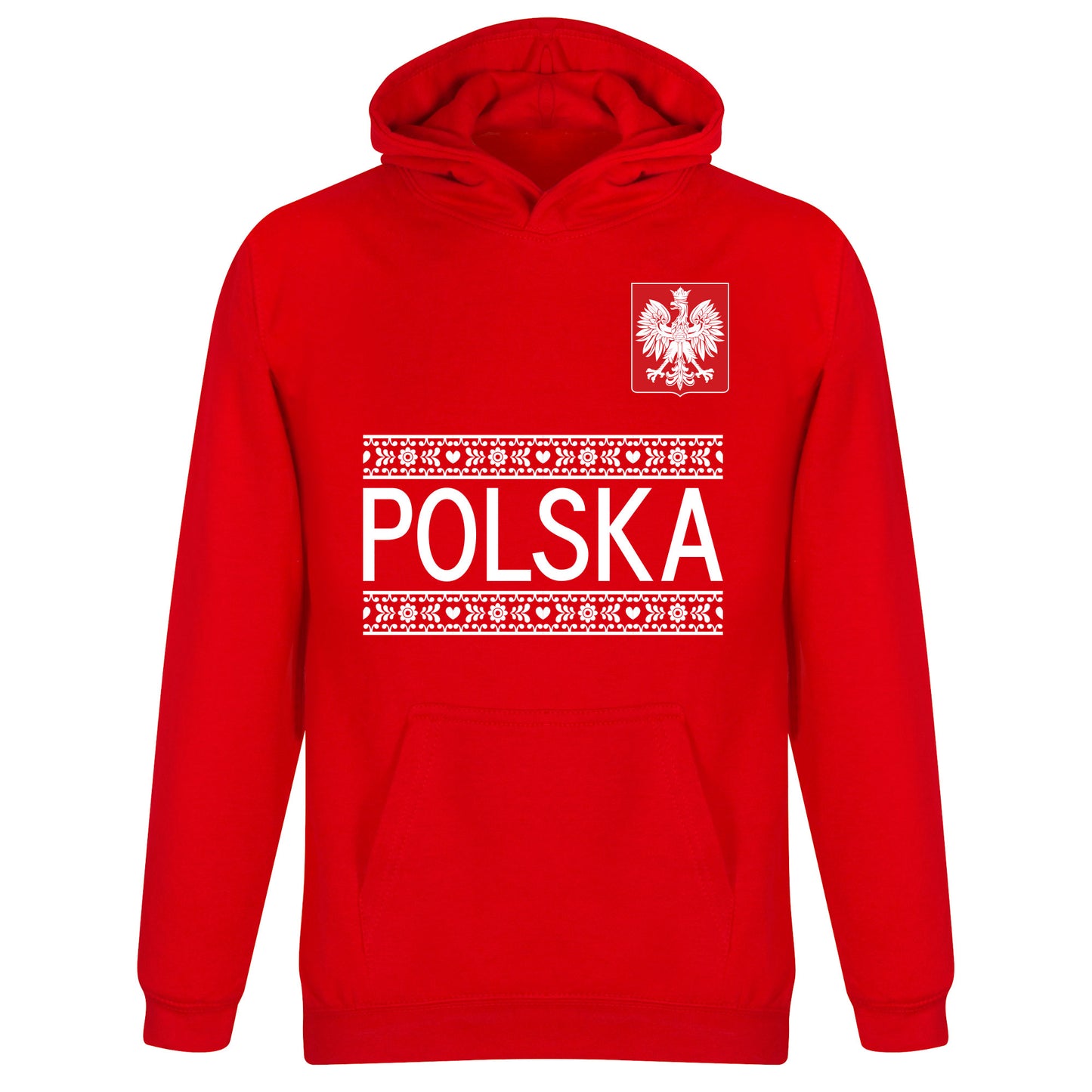 Poland Team KIDS Hoodie - Red