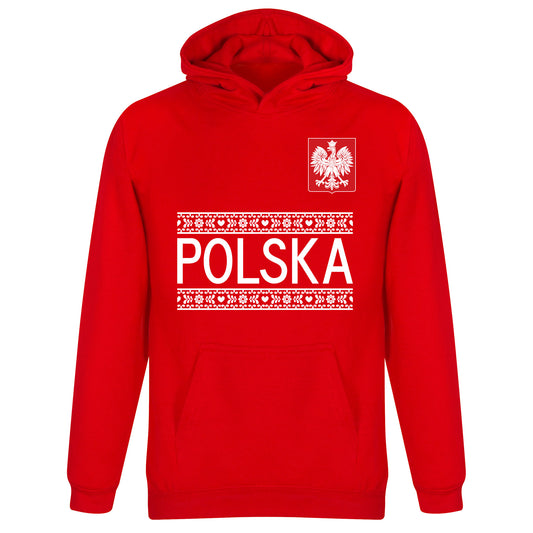 Poland Team KIDS Hoodie - Red