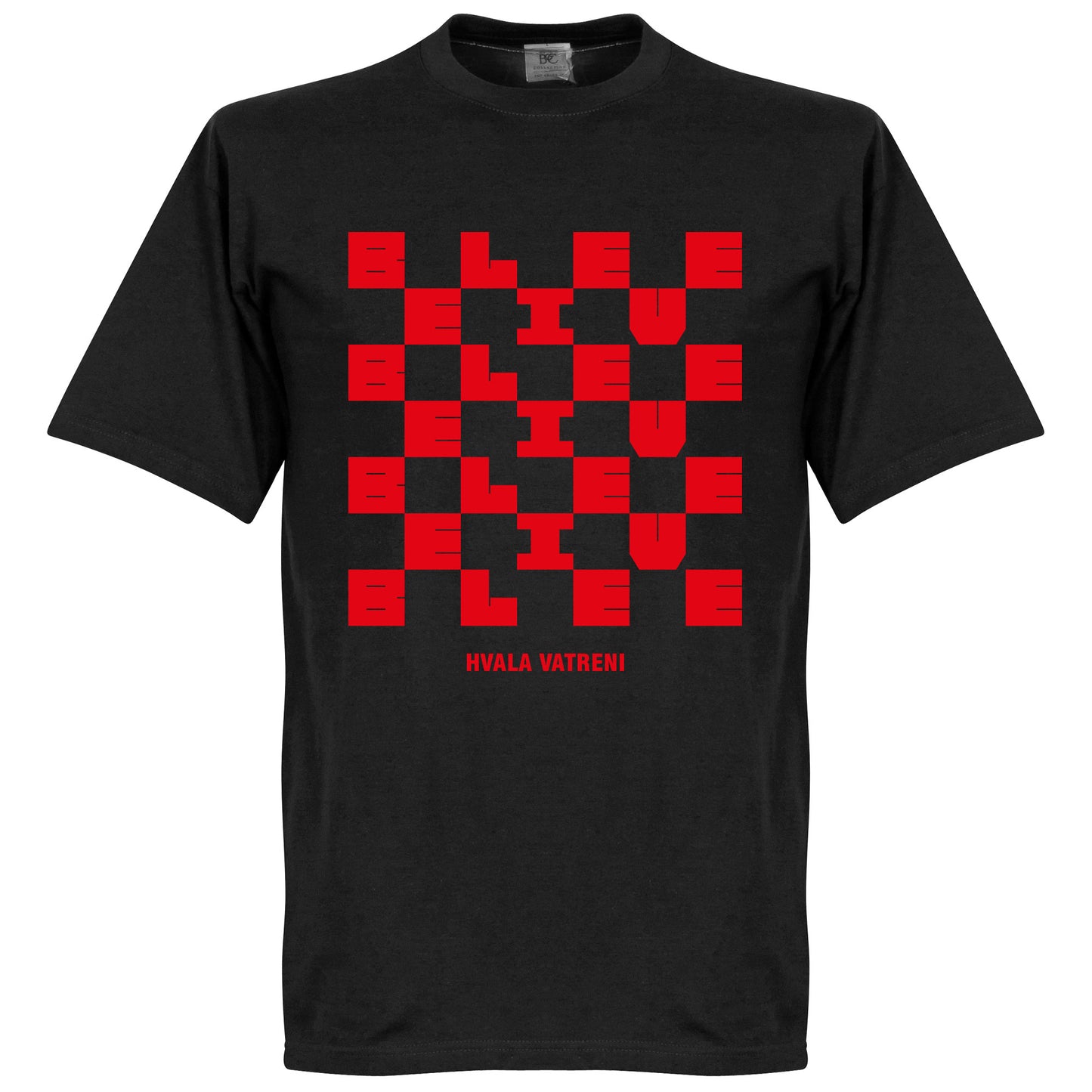 Croatia Hvala Vatreni Homecoming T-shirt - Black