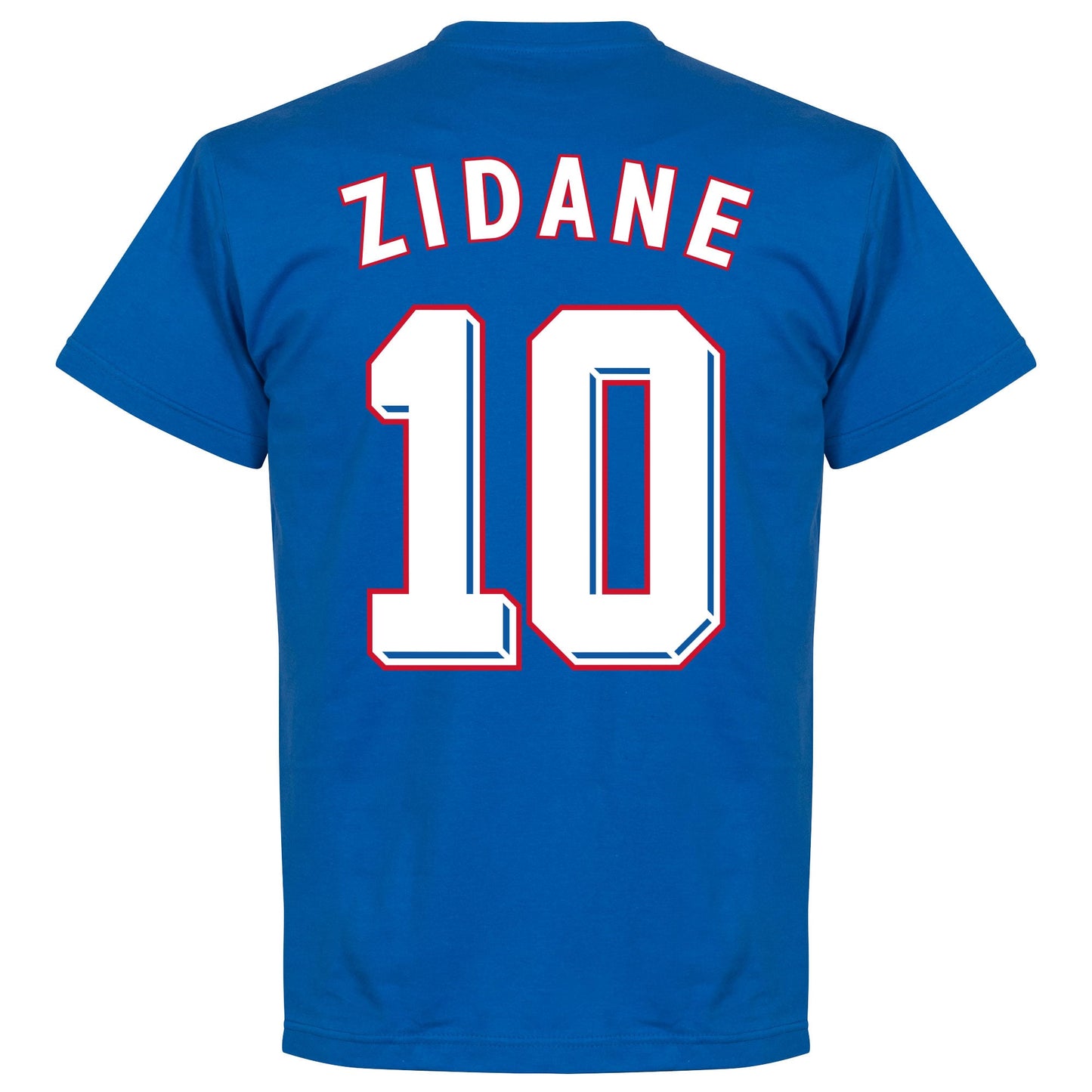 France 1998 Zidane 10 Retro T-Shirt - Royal
