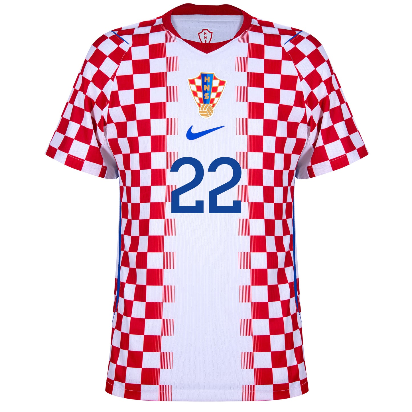 Nike Croatia Aero-Fit Match Home Vušković 22 Shirt 2026 (Official Printing)