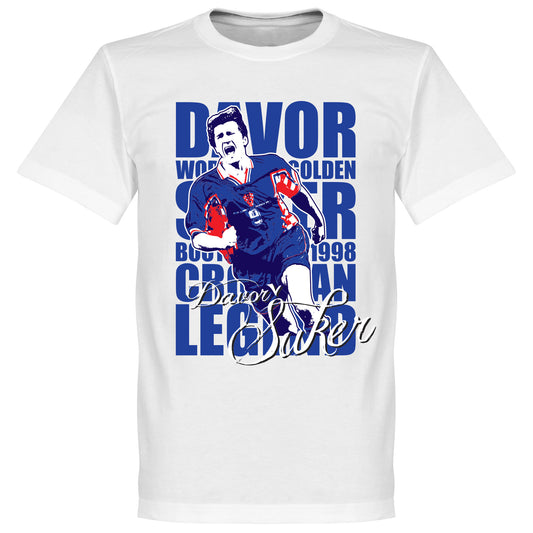 Davor Suker Legend T-shirt - White