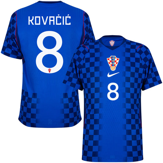 Nike Croatia Aero-Fit Match Away Kovačić 8 Shirt 2026 (Official Printing)
