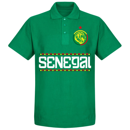 Senegal Team Polo Shirt - Green