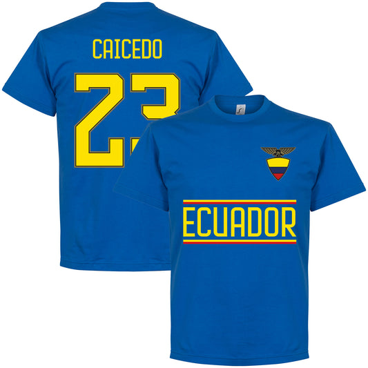 Ecuador Team Caicedo 23 T-shirt - Royal