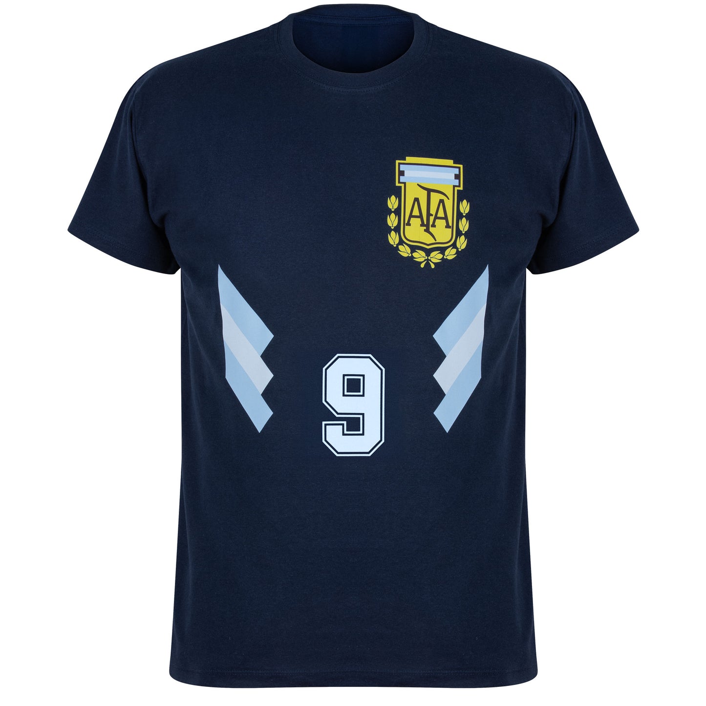 Argentina 1990 Batistuta 9 Retro T-shirt - Navy