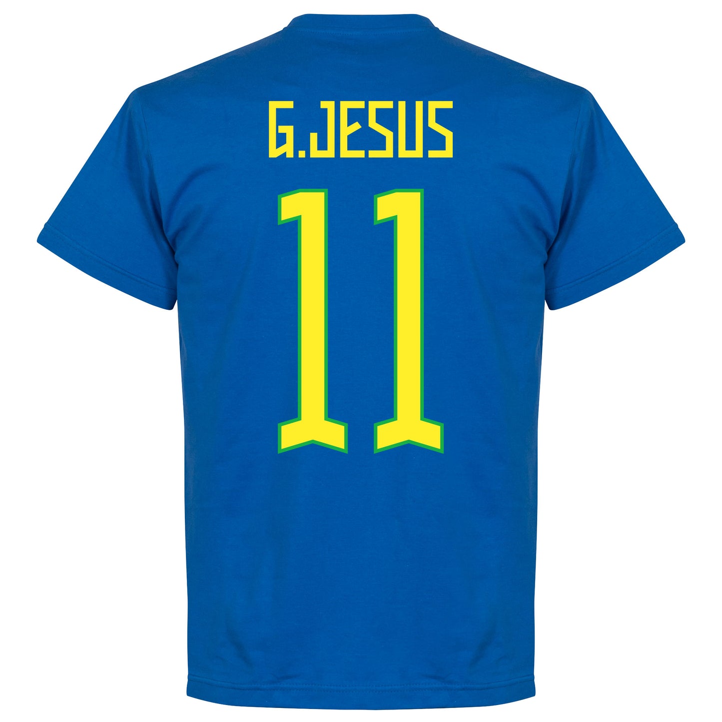 Brazil Team G.Jesus 11 T-shirt - Royal