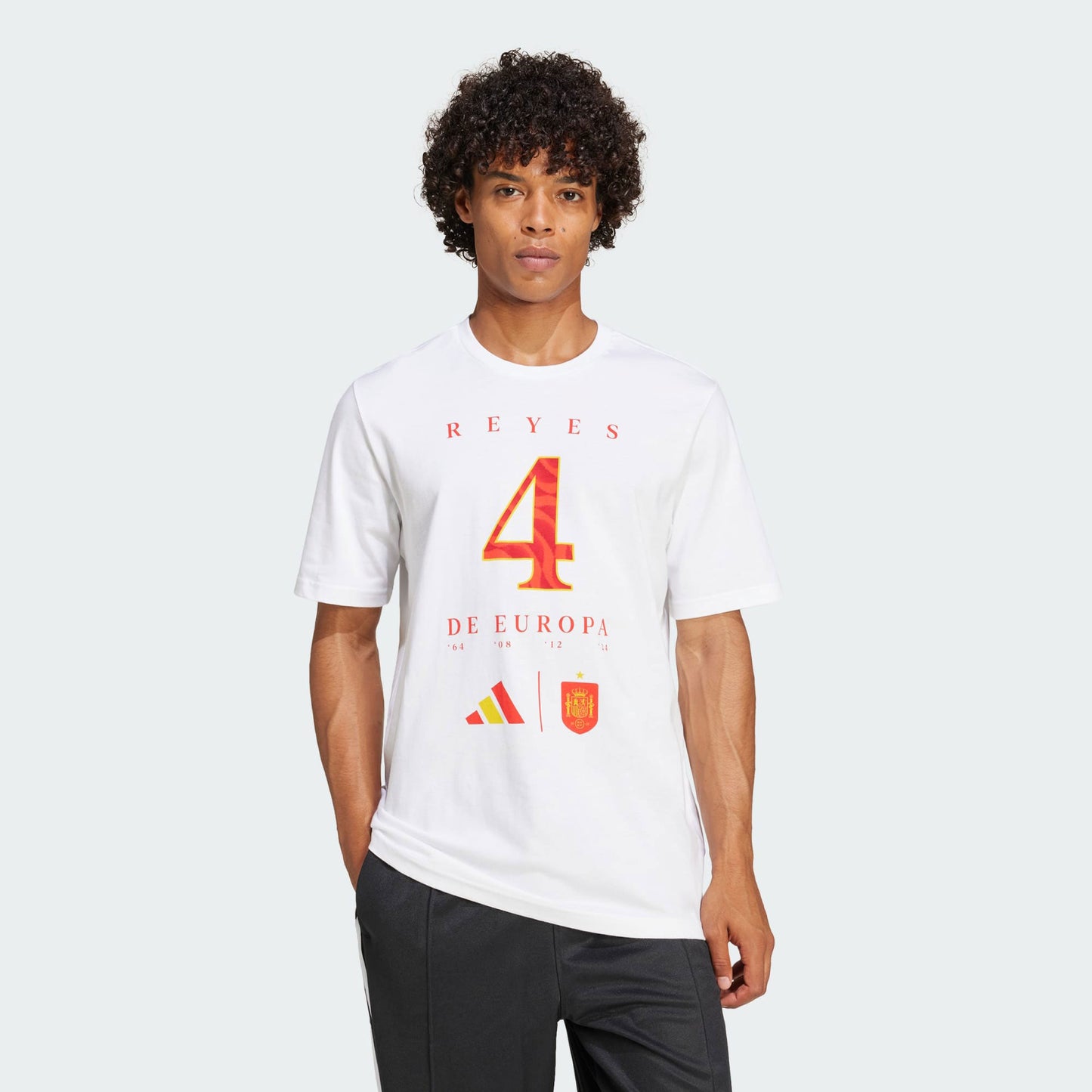 adidas Euro 2024 Spain Official Winners T-Shirt - White