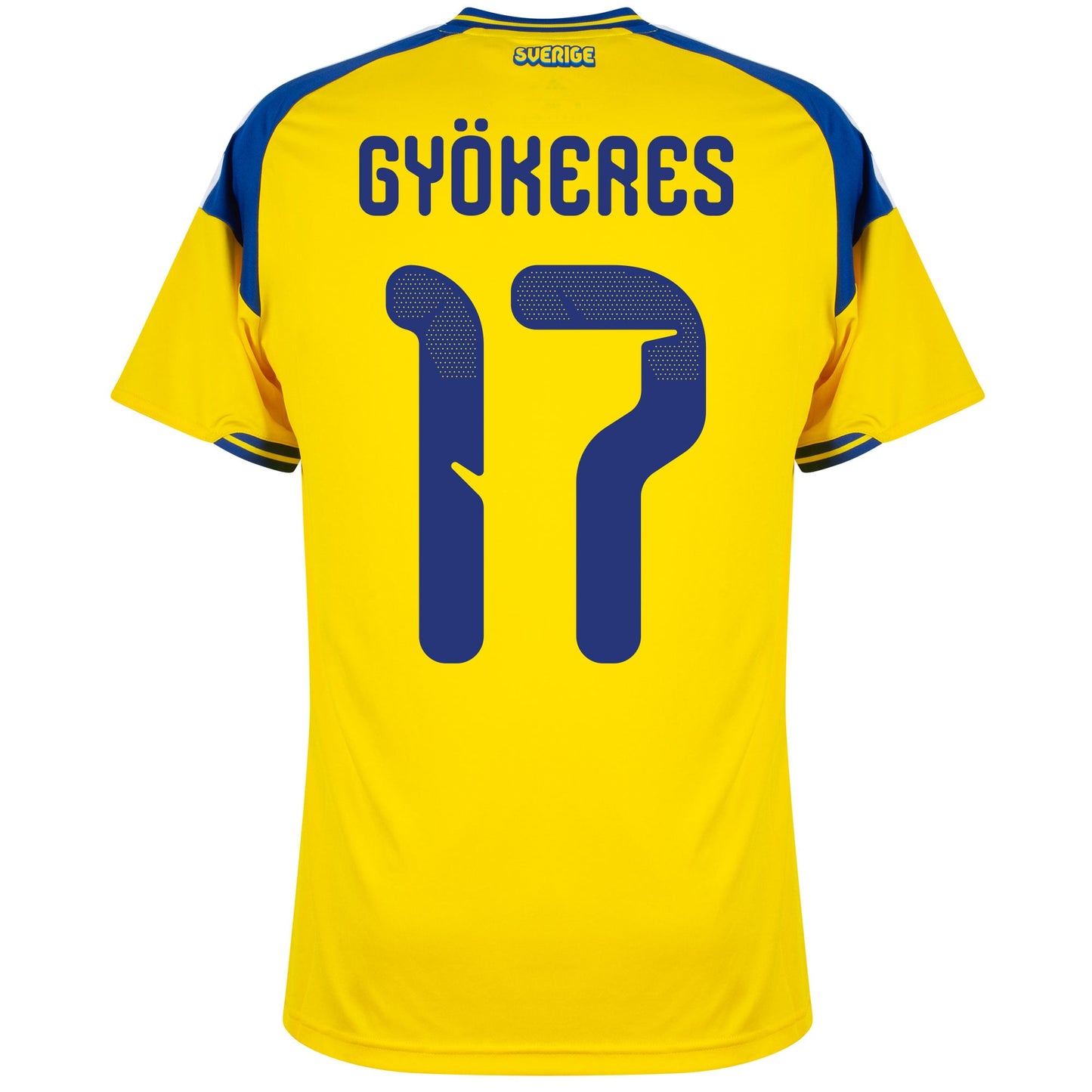adidas Sweden Home Gyökeres 17 Shirt 2026-2027 (Official Printing)