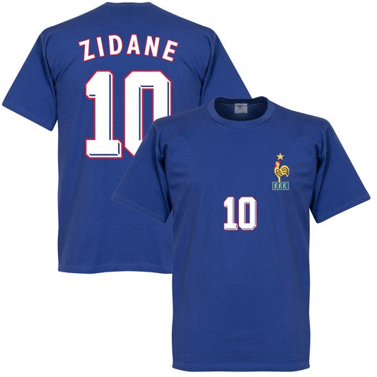 Zidane 1998 Home T-shirt - Royal