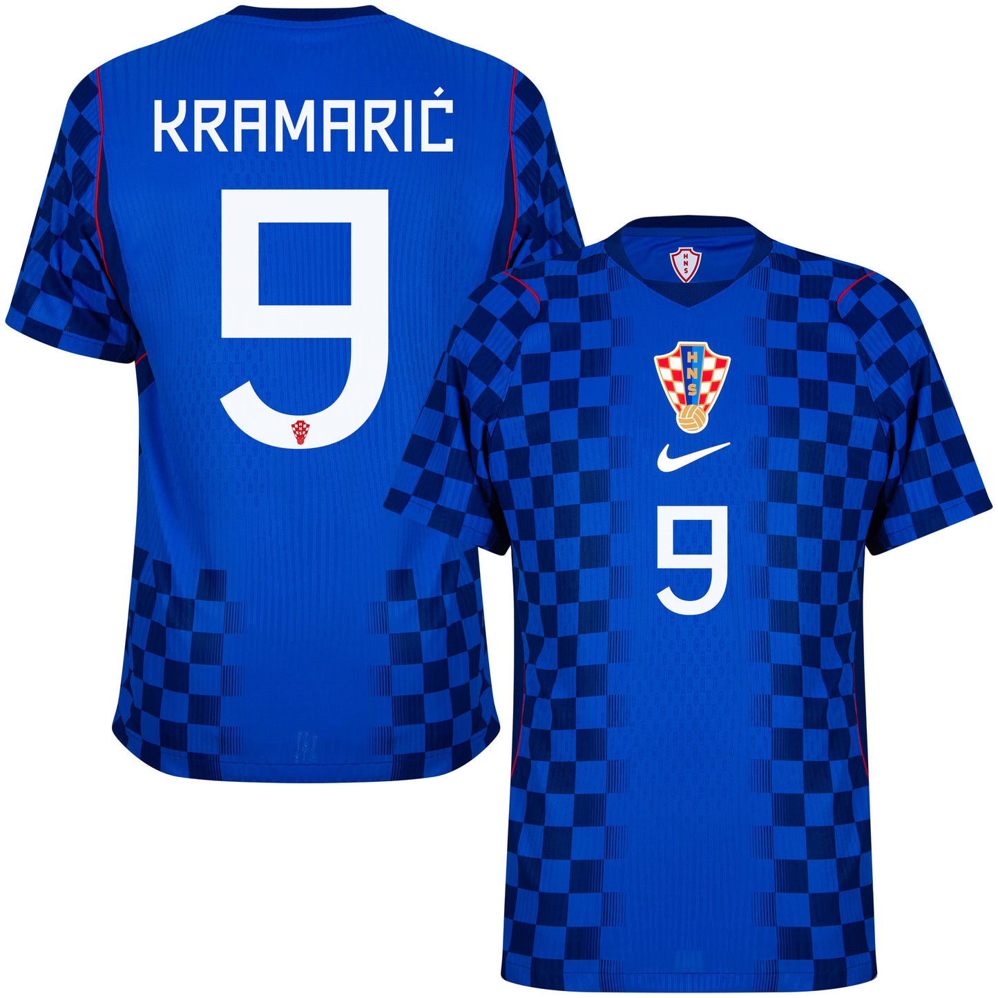 Nike Croatia Aero-Fit Match Away Kramarić 9 Shirt 2026 (Official Printing)