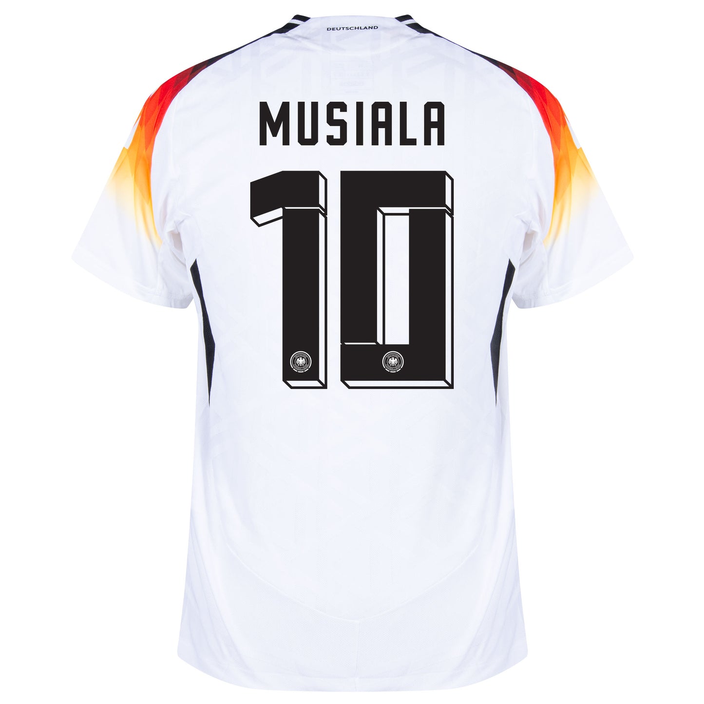 adidas Germany Authentic Home Musiala 10 Shirt 2024-2025 (Official Printing)