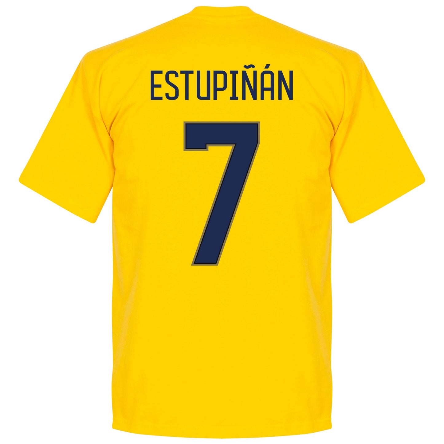 Ecuador Team Estupiñán 7 KIDS T-shirt - Yellow