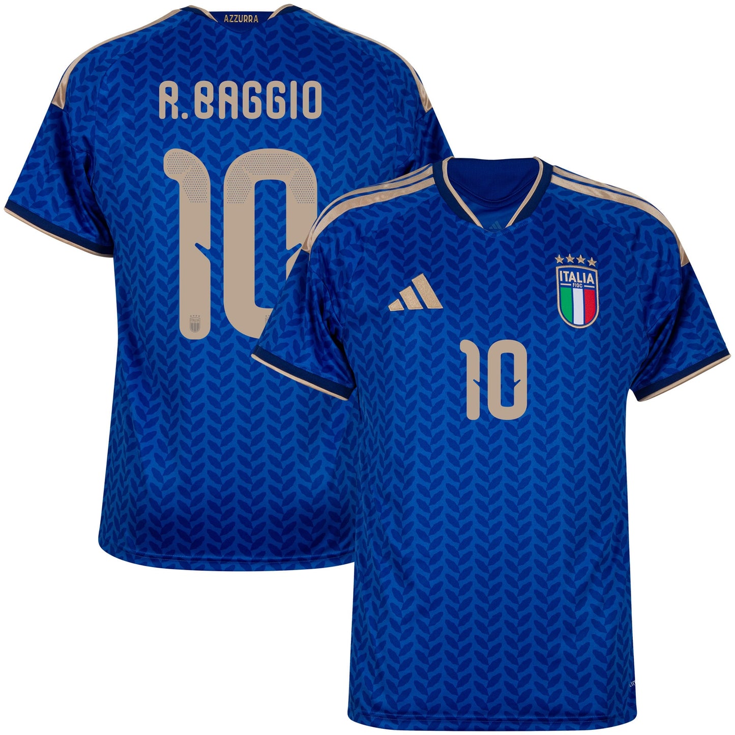 adidas Italy Home R. Baggio 10 Shirt 2026-2027 (Official Printing)