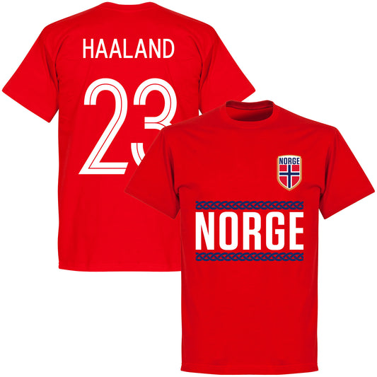 Norway Haaland 23 Team KIDS T-Shirt - Red