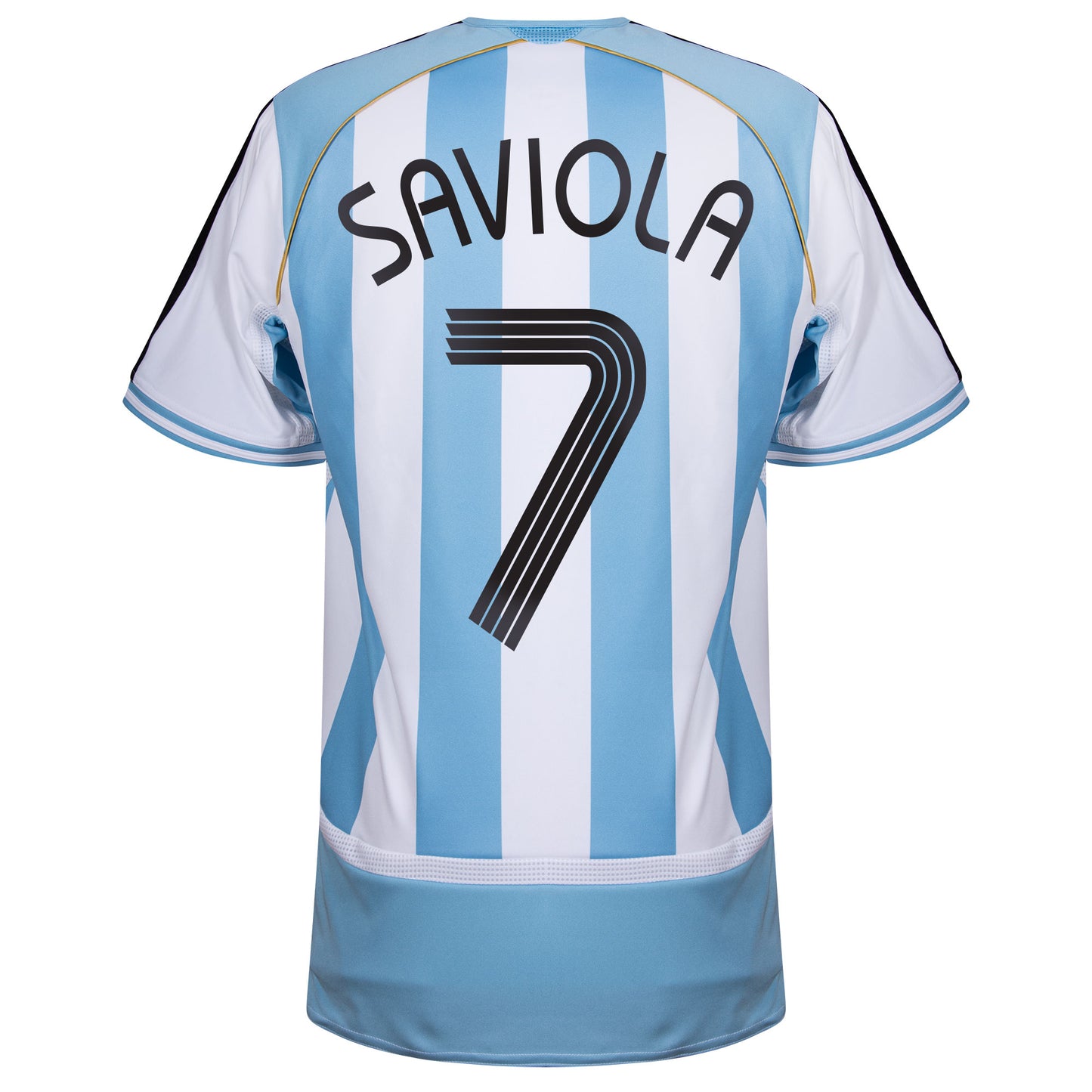 adidas Argentina Reissue Home Saviola 7 Shirt 2006 (Retro Flex Printing)