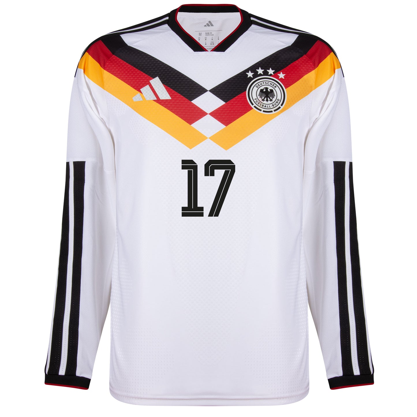 adidas Germany Authentic Home L/S Wirtz 17 Shirt 2026-2027 (Official Printing)