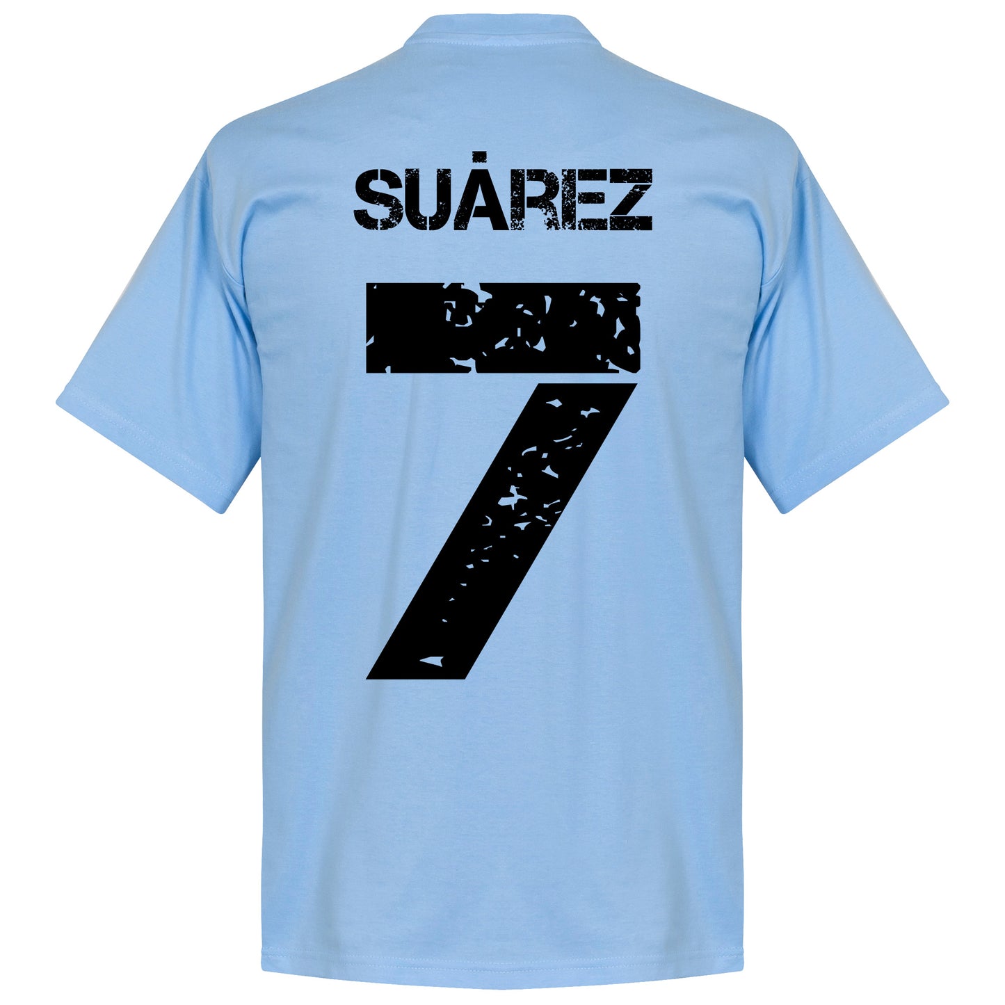 Luis Suarez Uruguay Flag T-shirt - Sky
