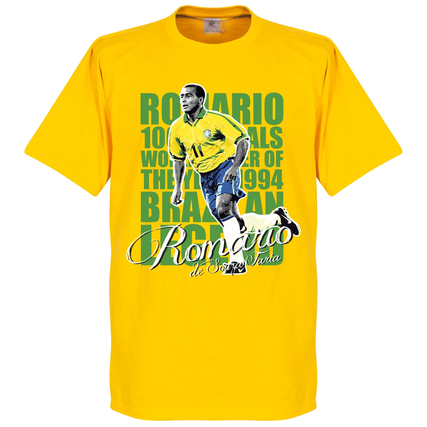 Romario Legend T-Shirt -Yellow