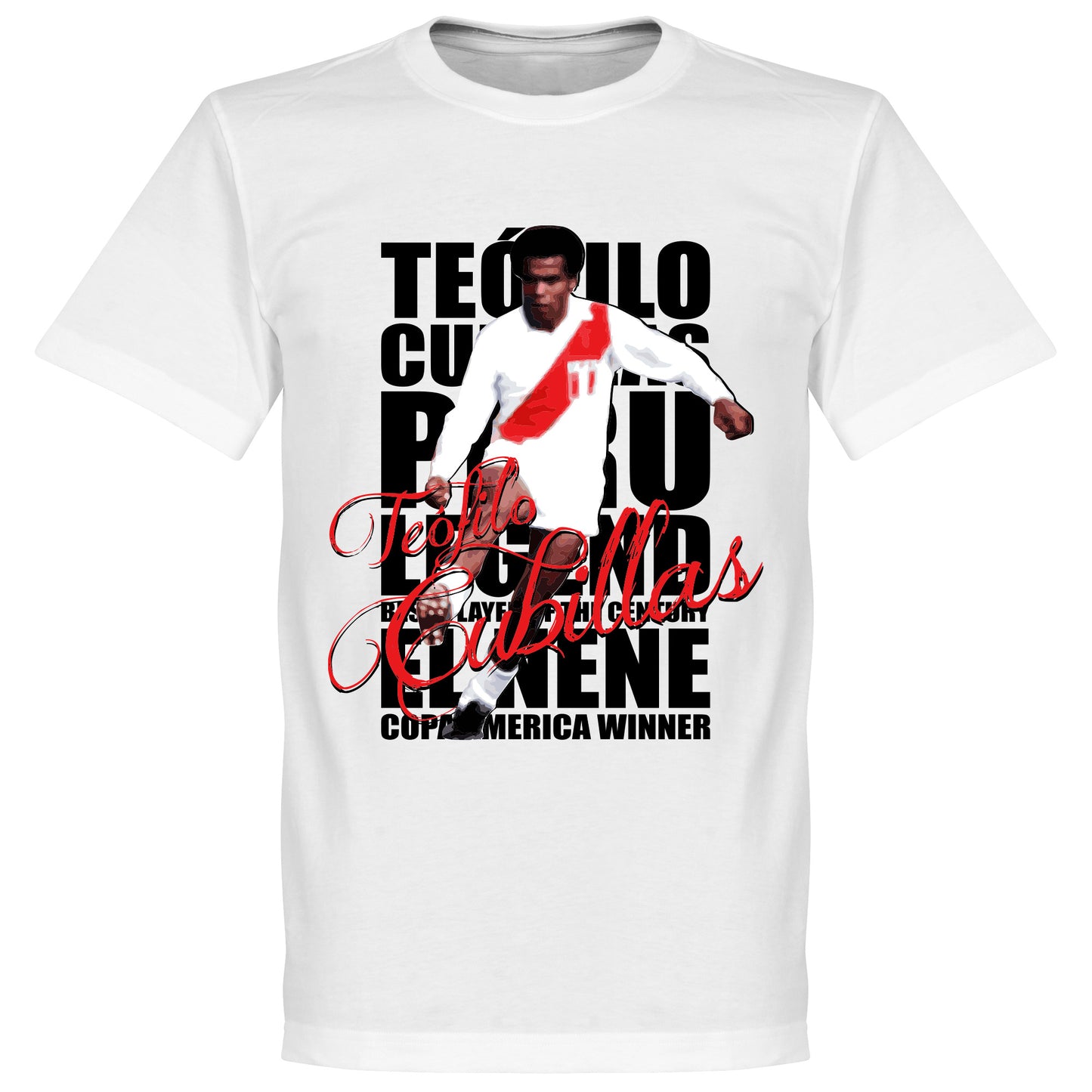 Teófilo Cubillas Peru Legend T-shirt - White