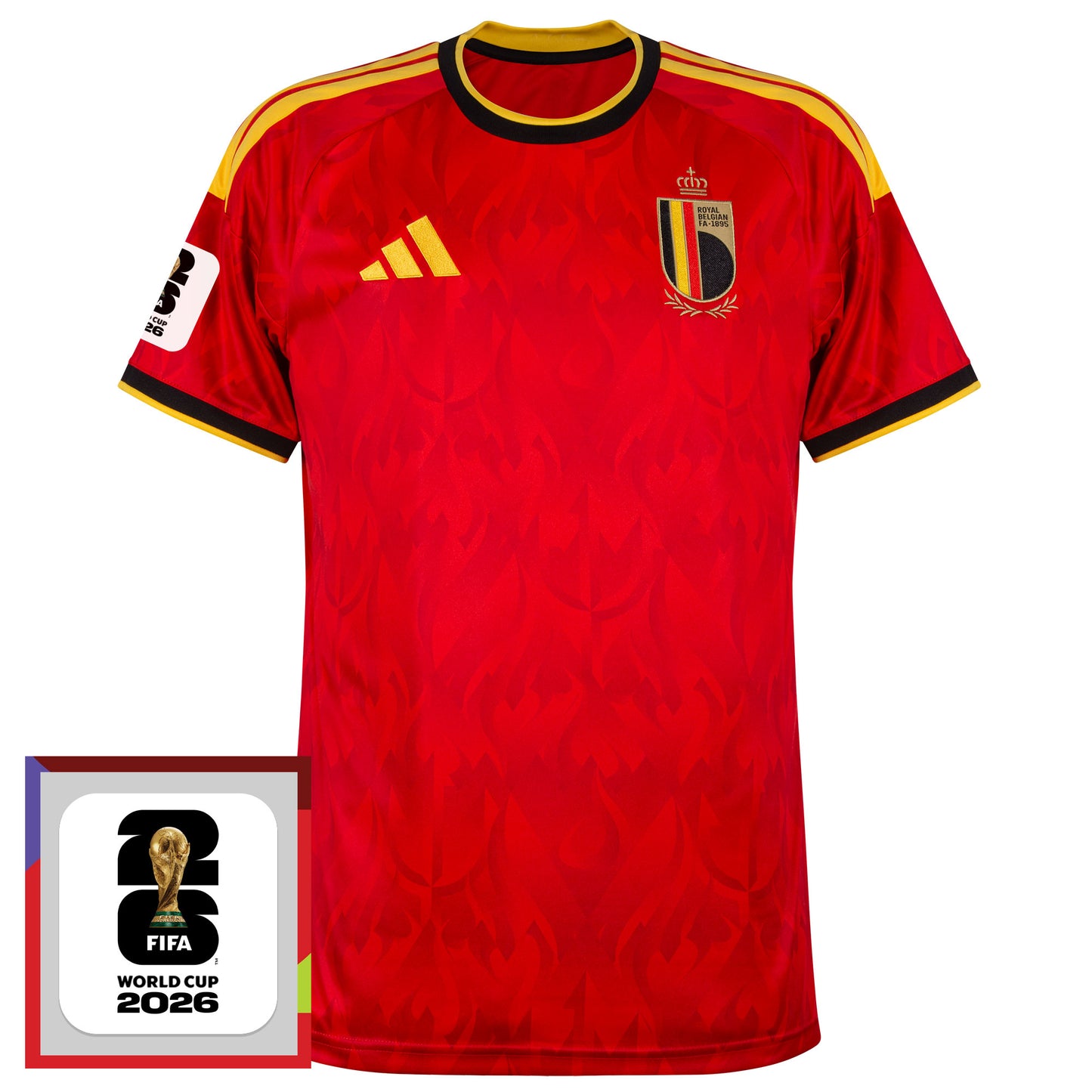 adidas Belgium Home Shirt 2026-2027 incl. FIFA World Cup 2026 Patch