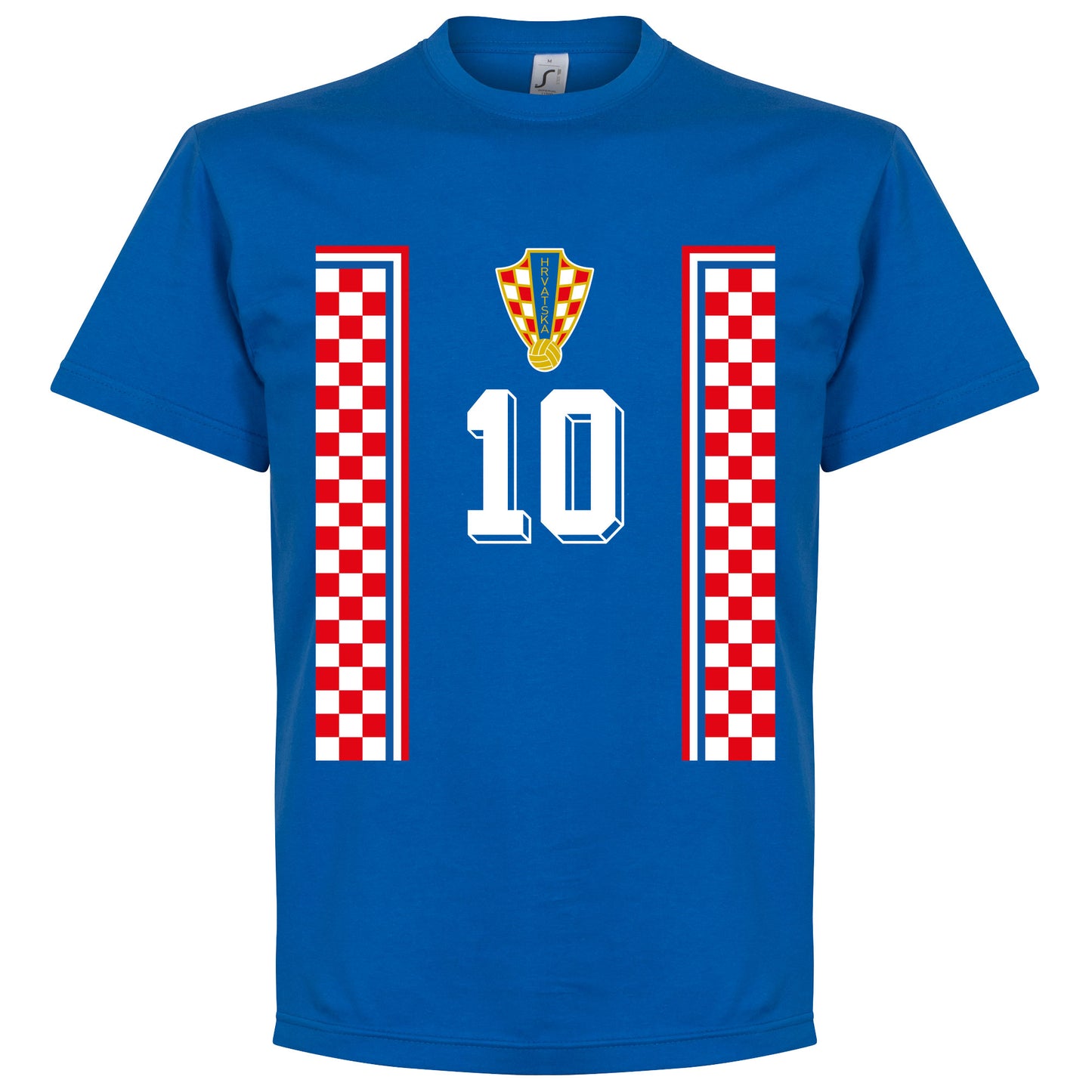 Croatia 98 Retro Boban 10 T-Shirt - Royal