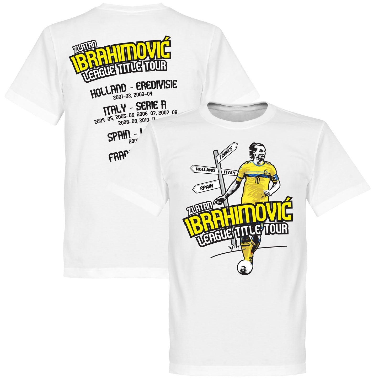 Zlatan Ibrahimovic Tour T-Shirt - White