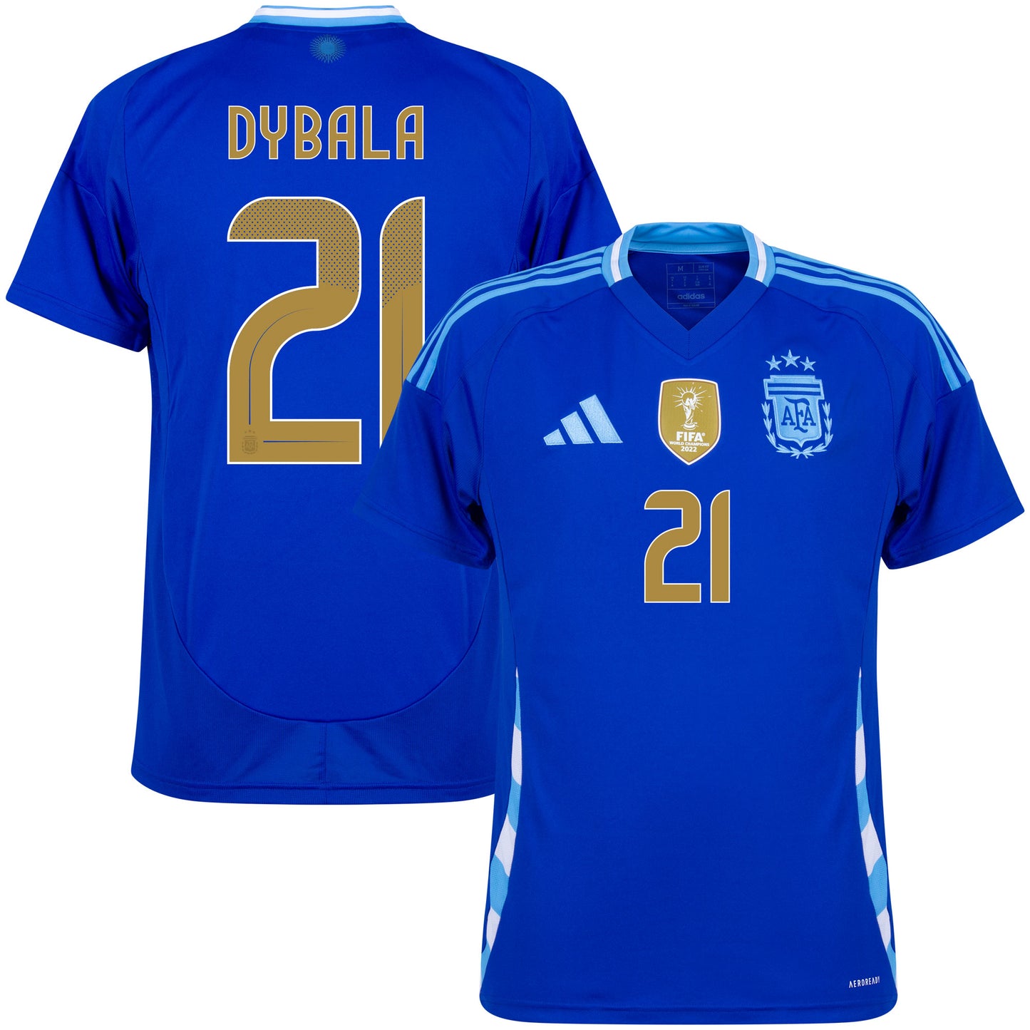 adidas Argentina Away Dybala 21 Shirt 2024-2025 (Official Printing)