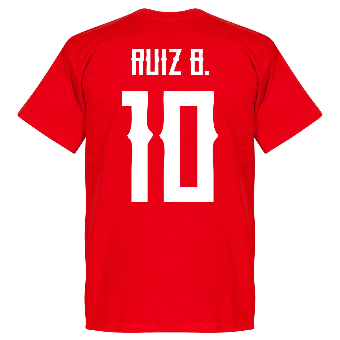 Costa Rica Team Ruiz B. 10 T-shirt - Red