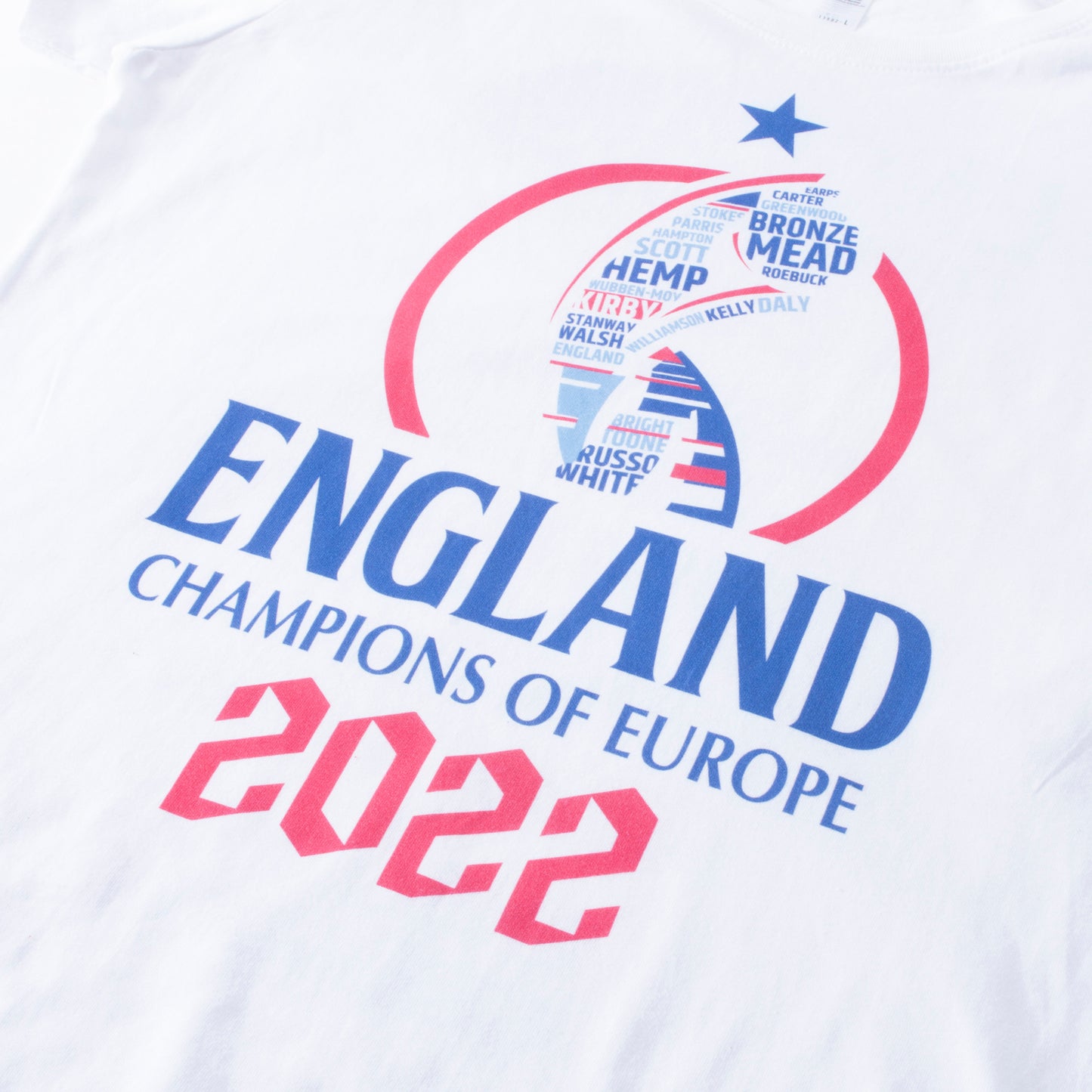 England 2022 Winners T-shirt - White