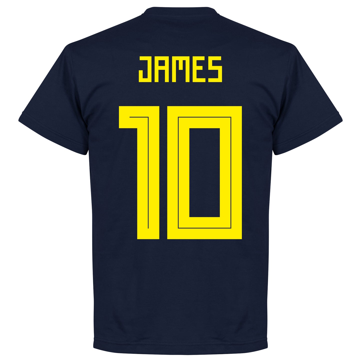 Colombia James 10 Team T-Shirt - Navy