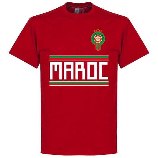 Morocco Team T-Shirt - Red